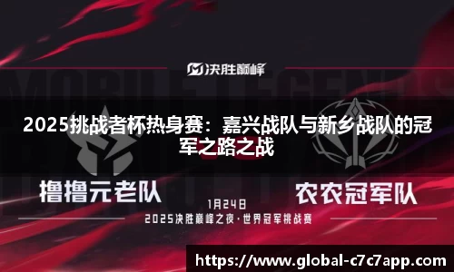 2025挑战者杯热身赛：嘉兴战队与新乡战队的冠军之路之战